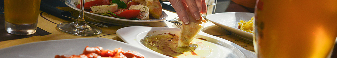 Eating Greek Mediterranean Middle Eastern at Kabob Mediterranean Grill restaurant in Columbus, OH.